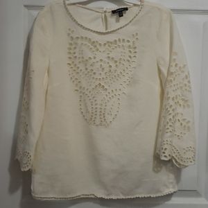 Neiman Marcus Women's Linen Top